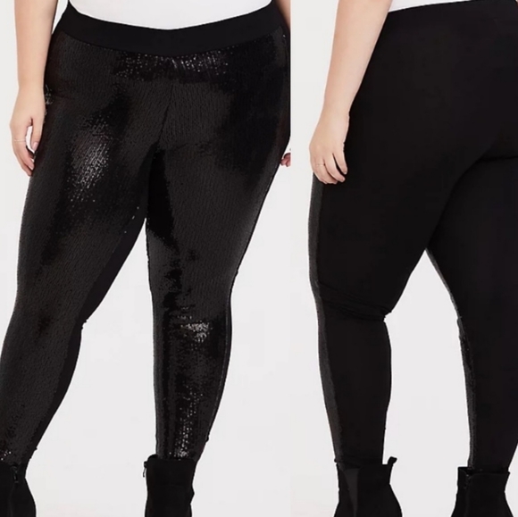 Nwt torrid 3 holiday season sequin leggings - Picture 6 of 9